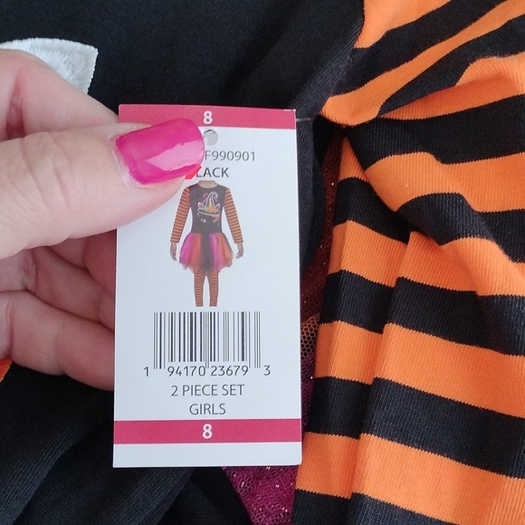 Emily Rose Girl's Fall Applique Halloween Tutu Tunic & Legging Set, Size… - Picture 6 of 7